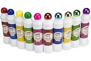 ROYAL BINGO SUPPLIES Royal Bingo 10 Pack of Mixed Bingo Daubers in Bright & Glitter Colors - Bingo Markers for Paper Cards, Reusable Bingo Cards
