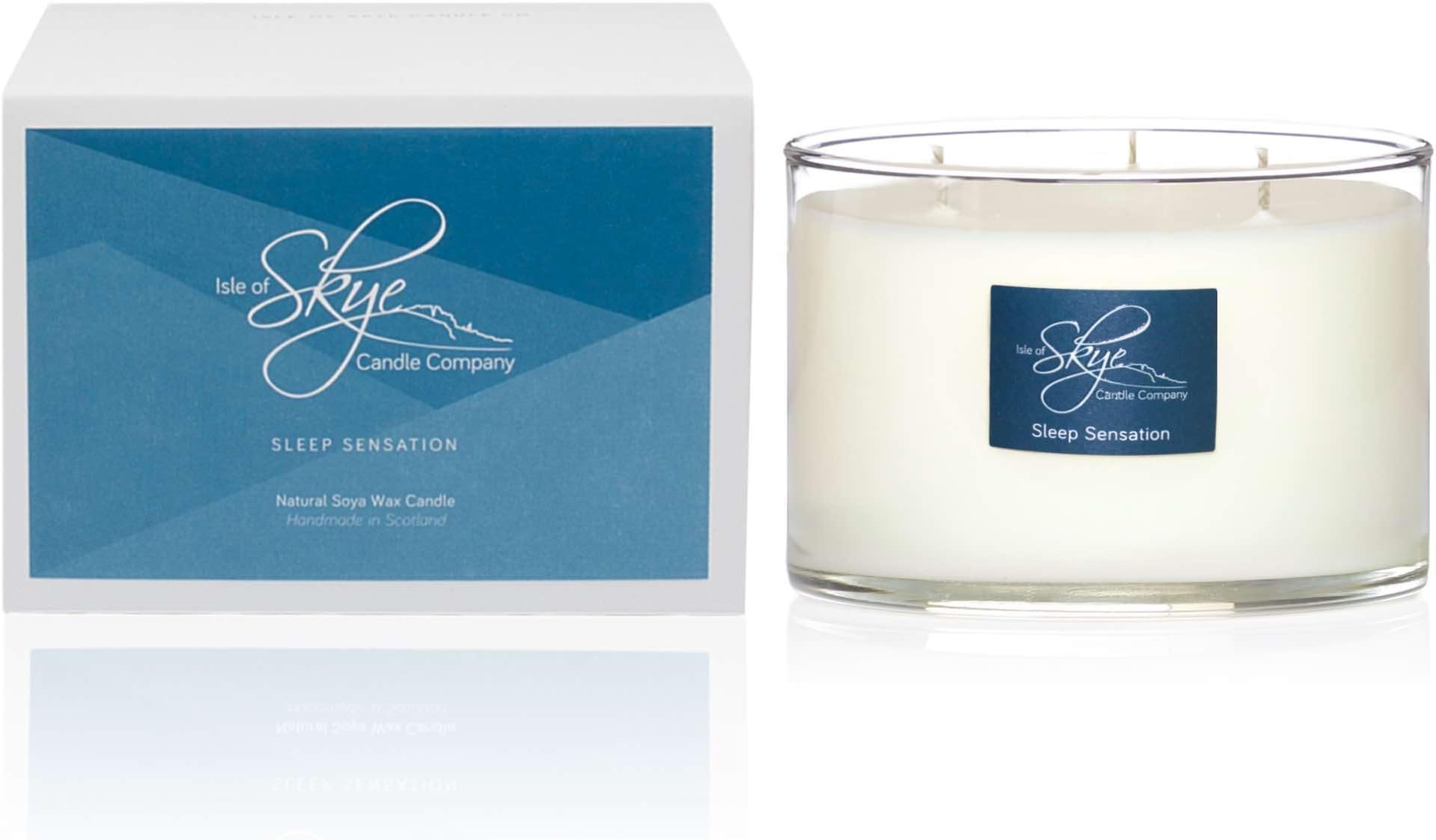 Sleep Sensation Handmade Natural Candle (Three Wick) - Isle of Skye Candle Company