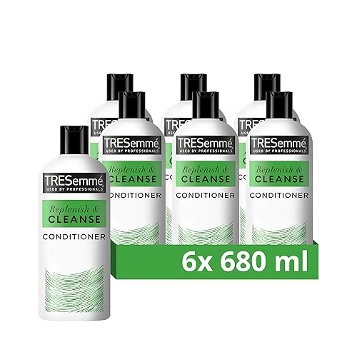 TRESemmé Replenish & Cleanse Conditioner conditions & protects hair in one wash with a vitamin complex 6x 680 ml