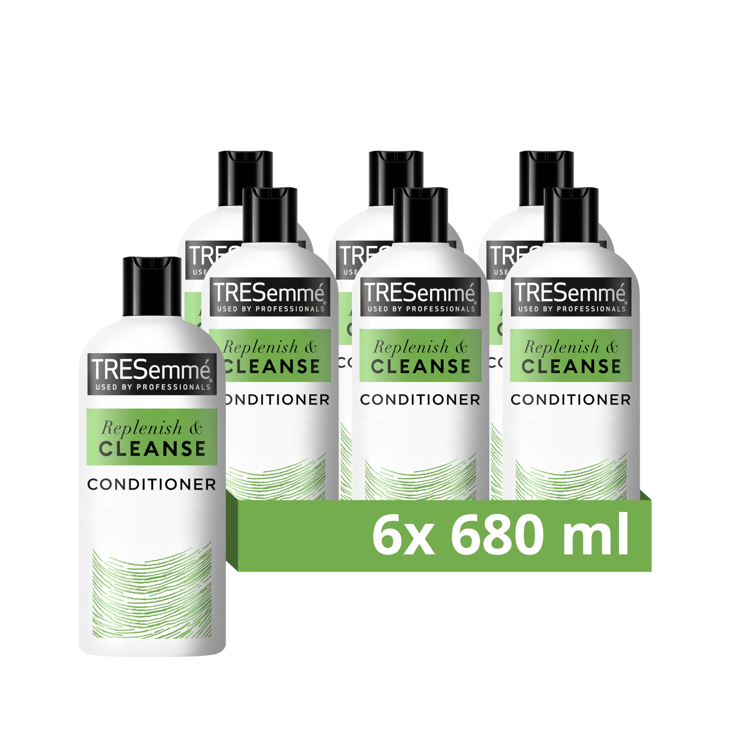 TRESemmé Replenish & Cleanse Conditioner conditions & protects hair in one wash with a vitamin complex 6x 680 ml