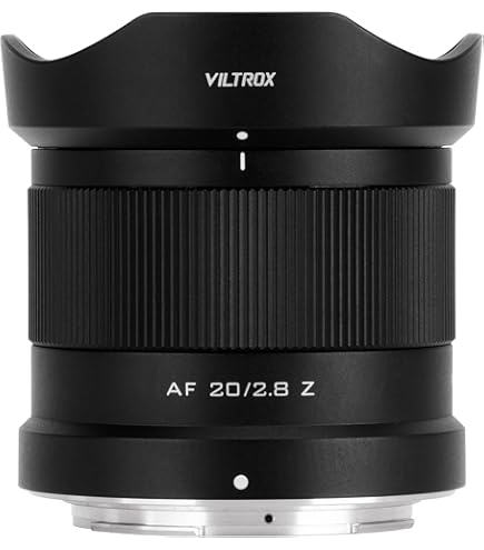 VILTROX AF 20mm f/2.8 おまけ付き Viltrox AF 20mm F2.8 Air Full-Frame Lens for Sony E-Mount White
