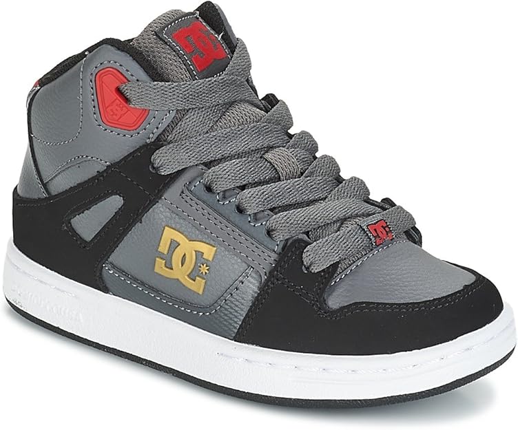 DC Shoes Pure High Top, Chaussures de Skateboard garçon DC Shoes Pure High Top, Chaussures de Skateboard garçon