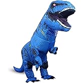 Piamif Inflatable Dinosaur Costume Adult, Fancy Halloween Blow up T-Rex Costume Full Body Dino Costume for Cosplay Party