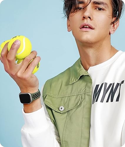 Keponew Sport Bands Compatible with Apple Watch Bands for Men