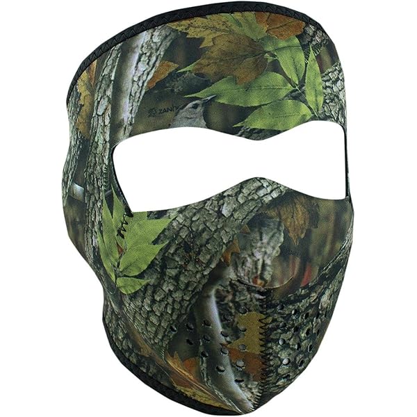 Amazon.com: ZANheadgear® Full Mask Neoprene Woodland Camo : Automotive