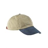 Adams 6-Panel Low-Profile Pigment-Dyed Cap, Khaki/Navy, OS