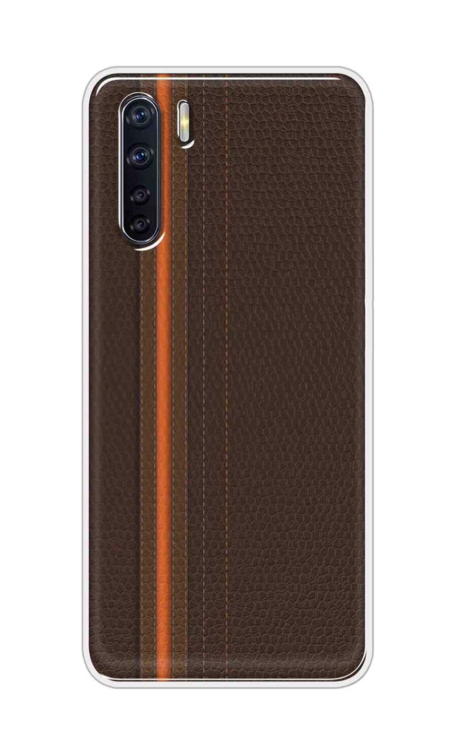 SHAIVYA Designer Leather Texture Printed Soft Back Case Mobile Back