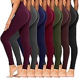 Syrinx 7 Pack Leggings for Women - High Waisted