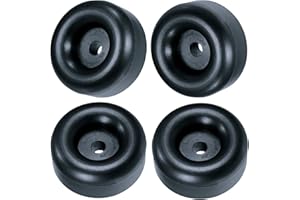 AFZZ Trailer Ramp Door Rubber Bumpers Round Rubber Bumper Replacement for Cargo Trailer Ramp Doors, Truck Doors, RV Doors 2.5" Rubber Bump Stop (Pack of 4)