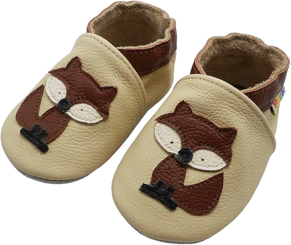  | YALION Soft Leather Baby Shoes Suede Sole Toddler Infant Crib Shoes First Walking Pre-Walker Multi-Designs | Slippers