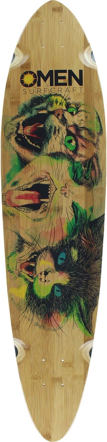 Omen Boards Love Katz Longboard Skateboard Deck - 9.1" x 38"