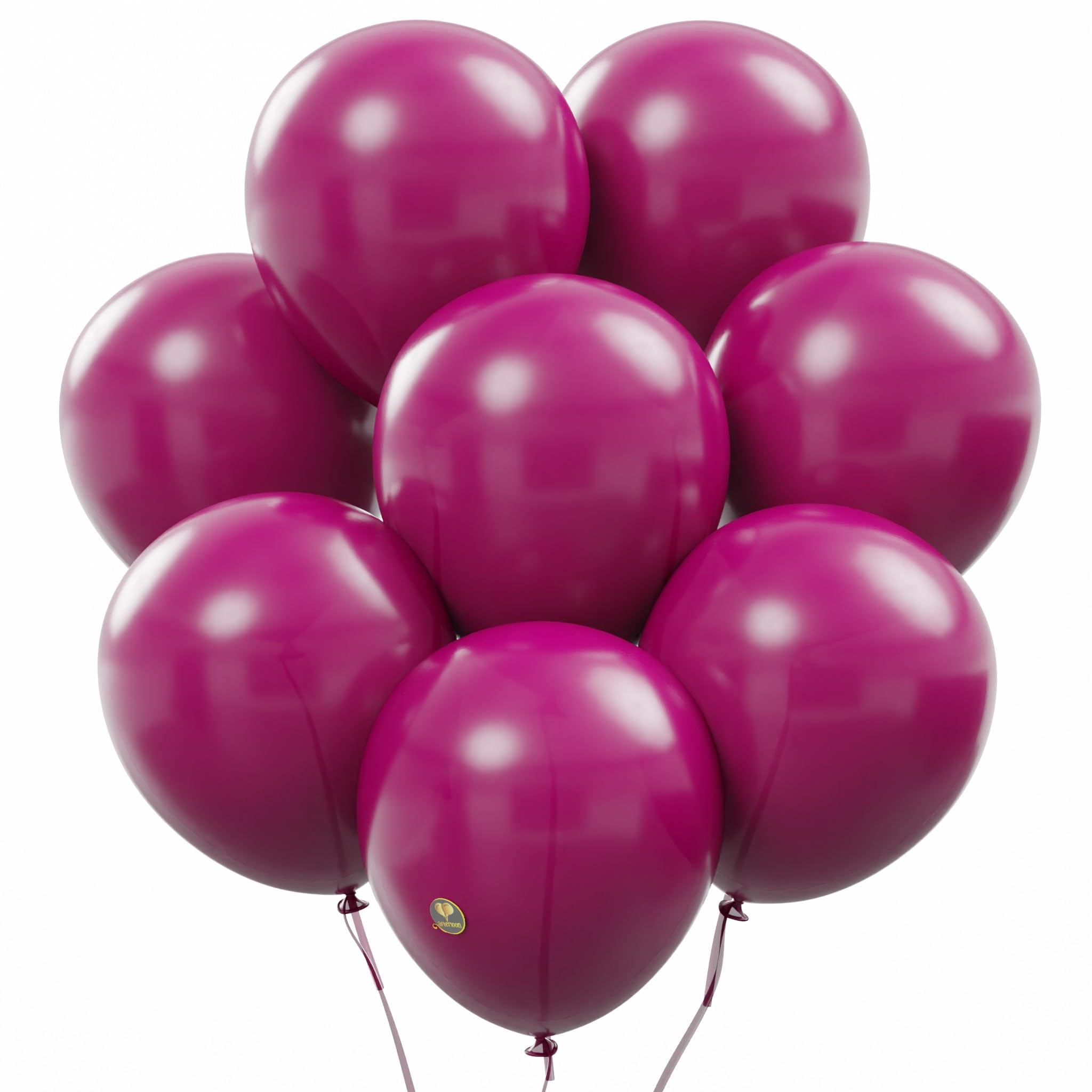 Photo 1 of AFTERLOON® Biodegradable Balloons Magenta 12 Inch 100 Pack, Matte Color Thickened Extra Strong Latex Helium Float, for Baby Shower Gender Reveal Garland Arch Wedding Birthday Party Decorations