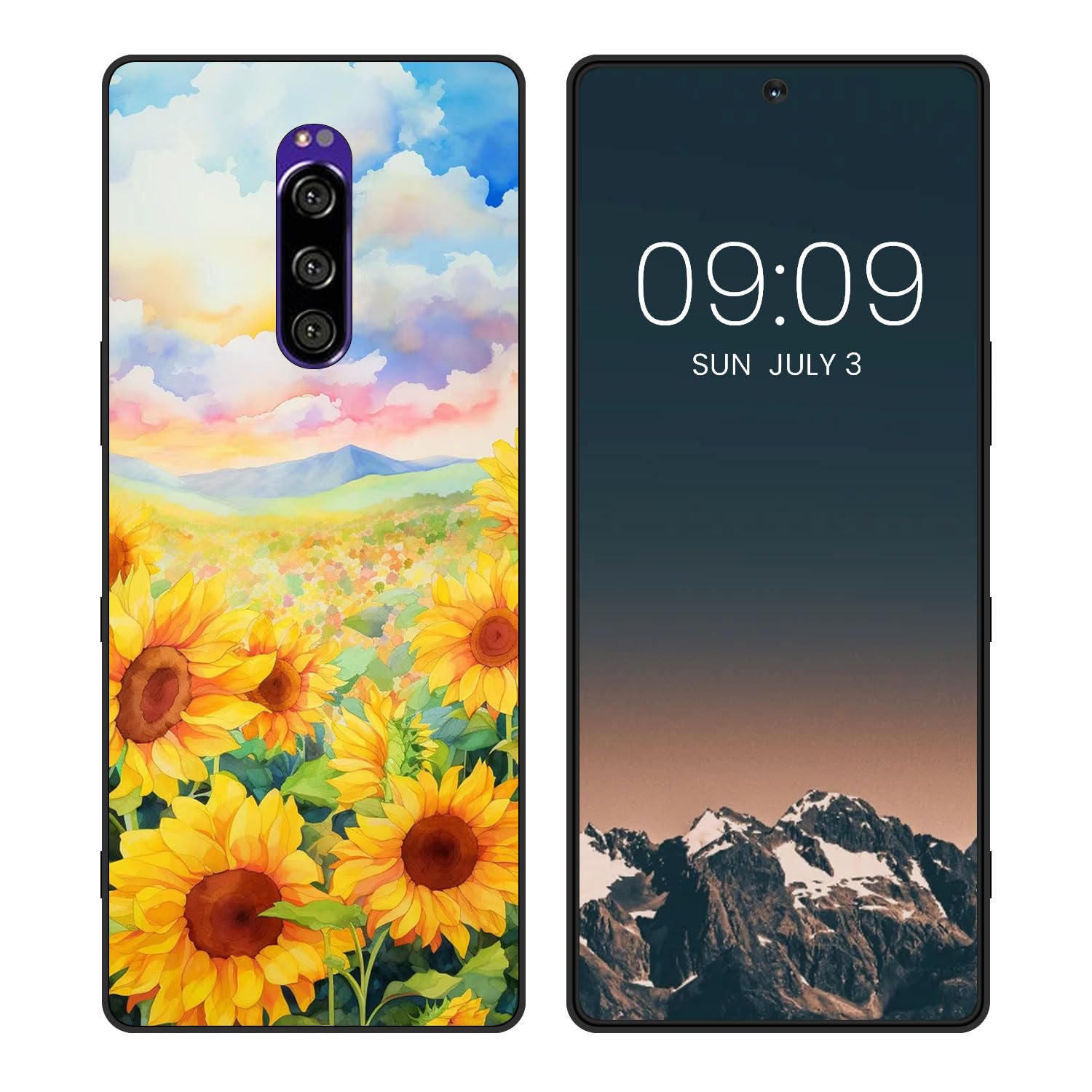 WUACYEAMING for Sony Xperia 1/XZ4 Cute Case,Soft