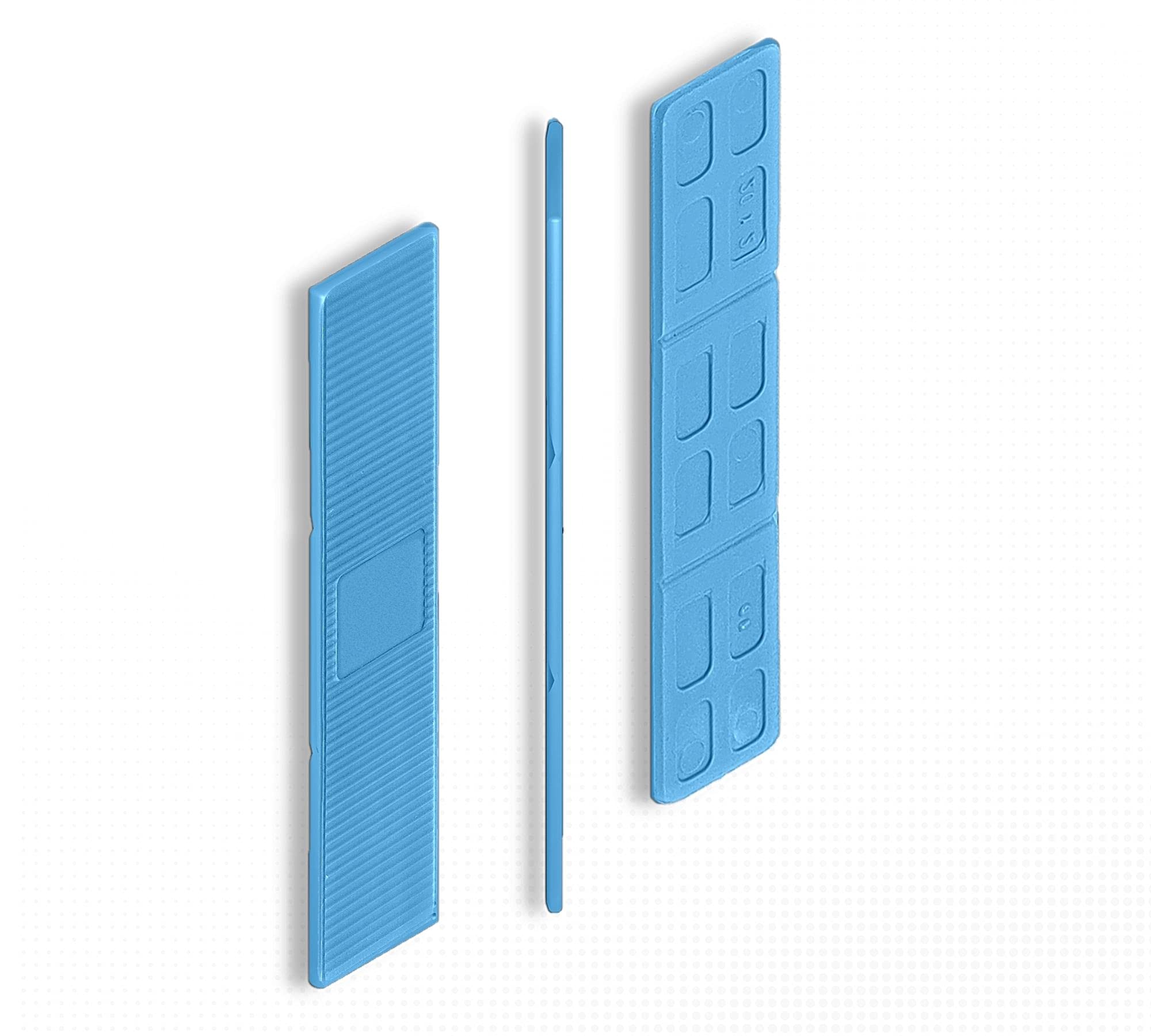 DOJA BARCELONA | 2mm Plastic Wedges | Pack 100 | Glazing Blocks, Spacer Plates, Leveling Blocks