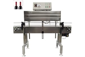 HayWHNKN Bottle Label Heat Shrink Tunnel Machine 4.0"(10.2cm) Diameter 13.78"(35cm) Height Adjustment 0-32.8ft/min for PVC/PP/POF 220V 3PH 7KW