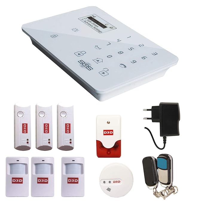 D3D Wireless GSM Home Security Alarm System with Call & SMS Alerts