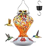 Hummingbird Feeders for Outdoors Hanging, BOLITE