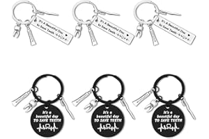DABIHU Dental Hygienist Gifts Keychain Dentist Appreciation Gifts Jewelry Thank You Gifts for Dentist Assistant Dentist Student