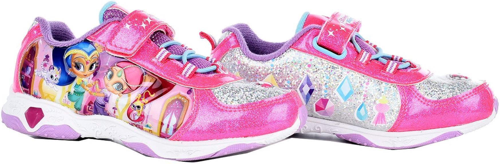 Shimmer and Shine Lighted Athletic Shoes Sneakers