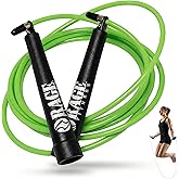 Rage Fitness R2 Speed Jump Rope – Adjustable PVC Speed Rope with Smooth Bearing Handles for Beginners to Advanced, Fast Cardio & Efficient Workouts