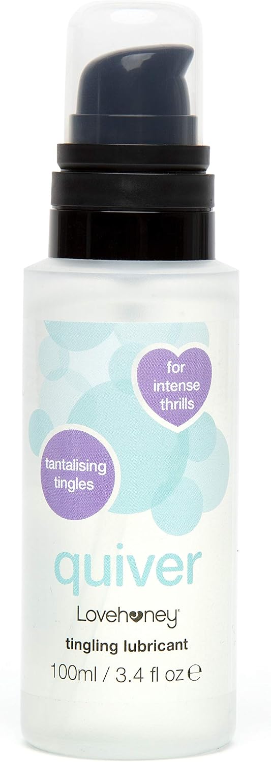 Lovehoney Quiver Tingling Water Based Lube Gel - 100ml, Transparent