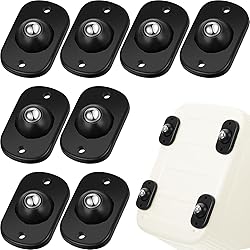 Honoson 8 Pcs Self Adhesive Caster Wheels Appliance