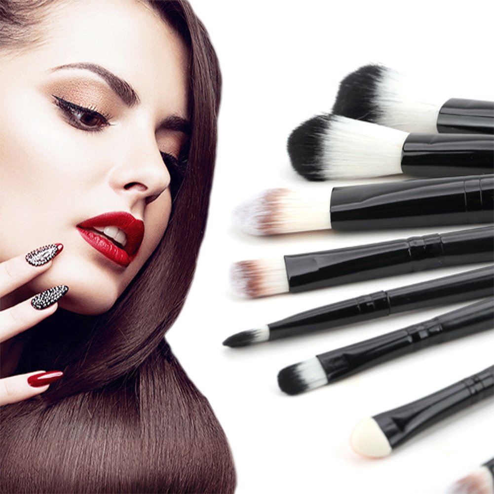 Makeup Brush Set, SUAYLLA 18 Pieces Professional Kabuki Brushes For Eyeshadow Foundation Blush Powder Liquid Cream Blending