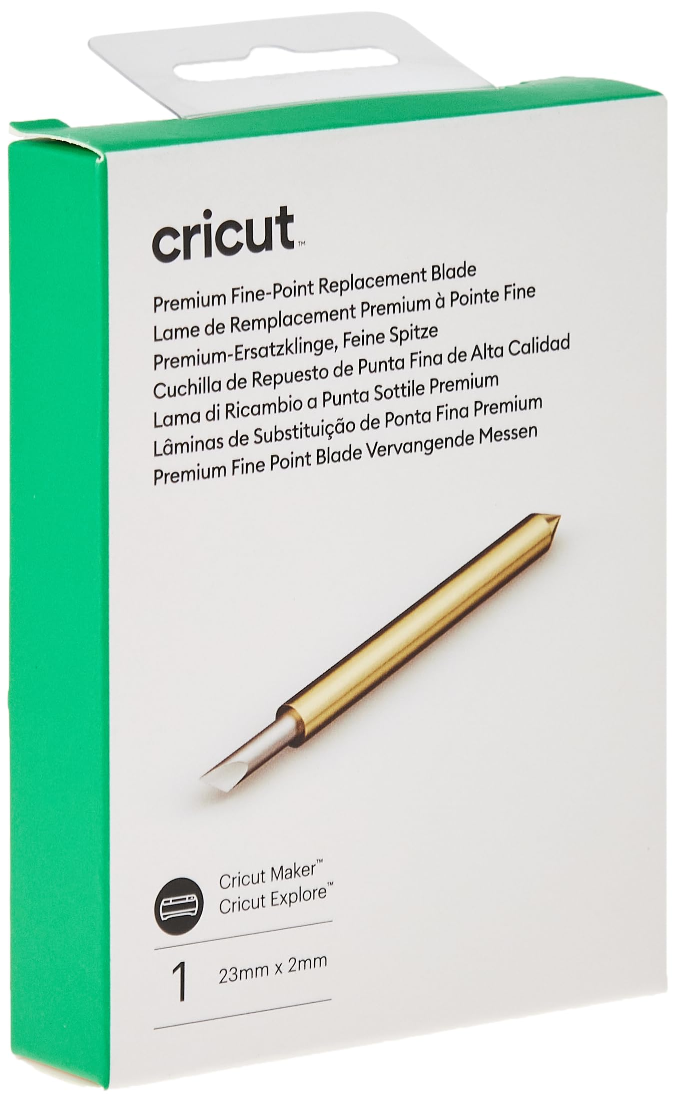 Cricut 2007300 Premium Fine-Point Blade, Metal, One Size