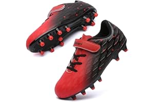 Hanani Boys Soccer Cleats Kids Girls FG/AG Soccer Athletics Sport Shoes Training Shoes Running Shoes Teenager Indoor Outdoor Football Shoes Sneakers for Unisex