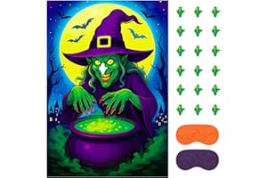Vusnud Halloween Games - Pin on The Witch Party Game, Halloween Party Decorations Supplies Activities