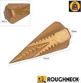 Roughneck Wood Grenade Splitting Wedge ROU65504 Diamond Cross Section view 2
