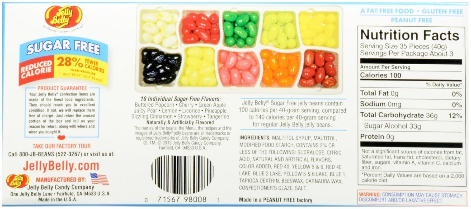 Sugar Free Jelly Belly Nutrition Runners High Nutrition