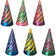 ajitxalr 6 Pcs Spiral Cone Fidget Toy, Impossible Cone,Impossible Cones passthrough Impossible Pyramid for Relaxing,Spiral Fidget Toy passthrough Impossible Cone,Birthday for Adults & Kids