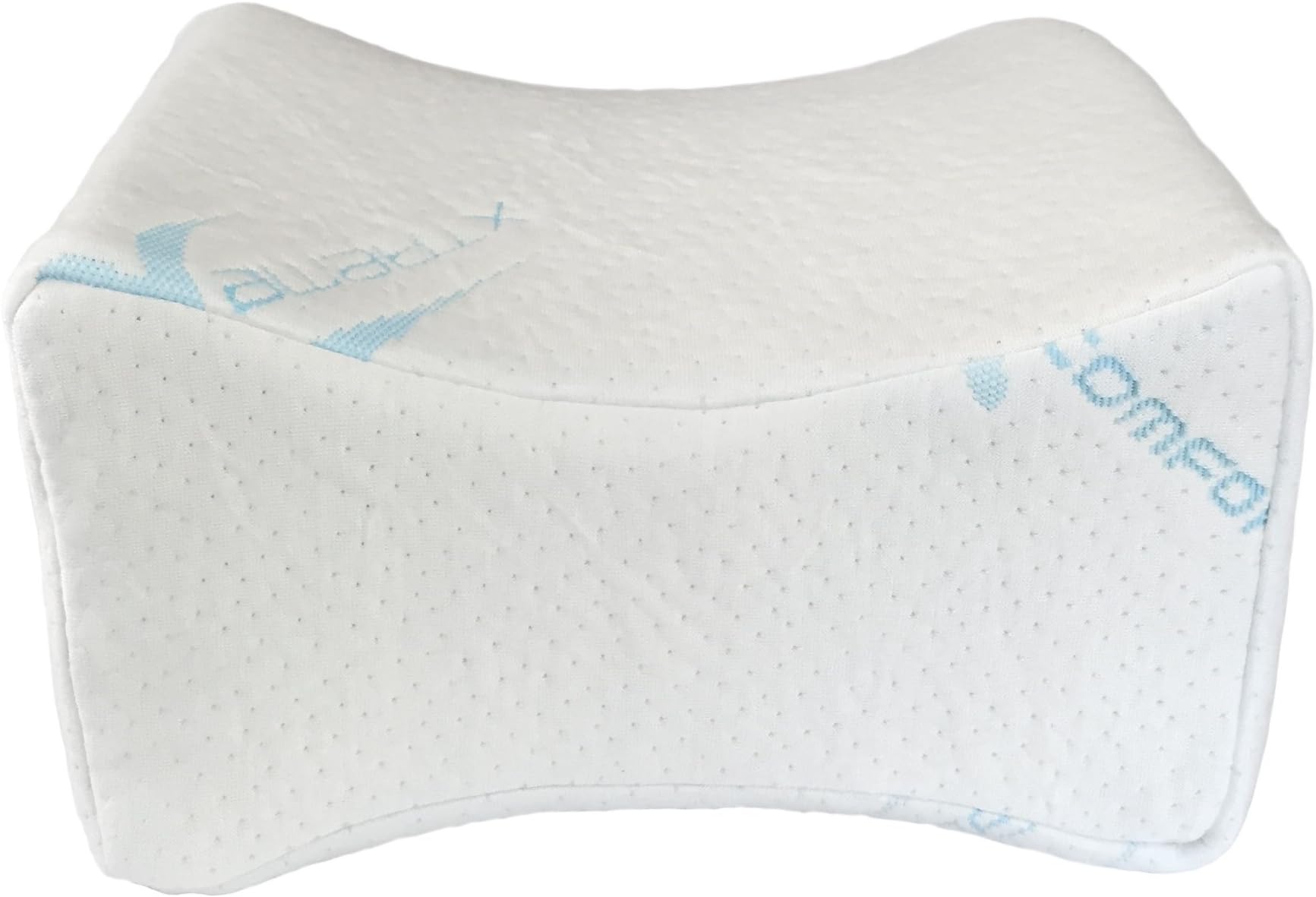 Knee Pillow for Side Sleepers - Orthopedic Memory Foam – Contoured Pain Relief Support Wedge for Sciatic Nerve, Hip Joint & Leg Pain – Hypoallergenic Washable Bamboo Cover, Maternity Xtreme Comforts