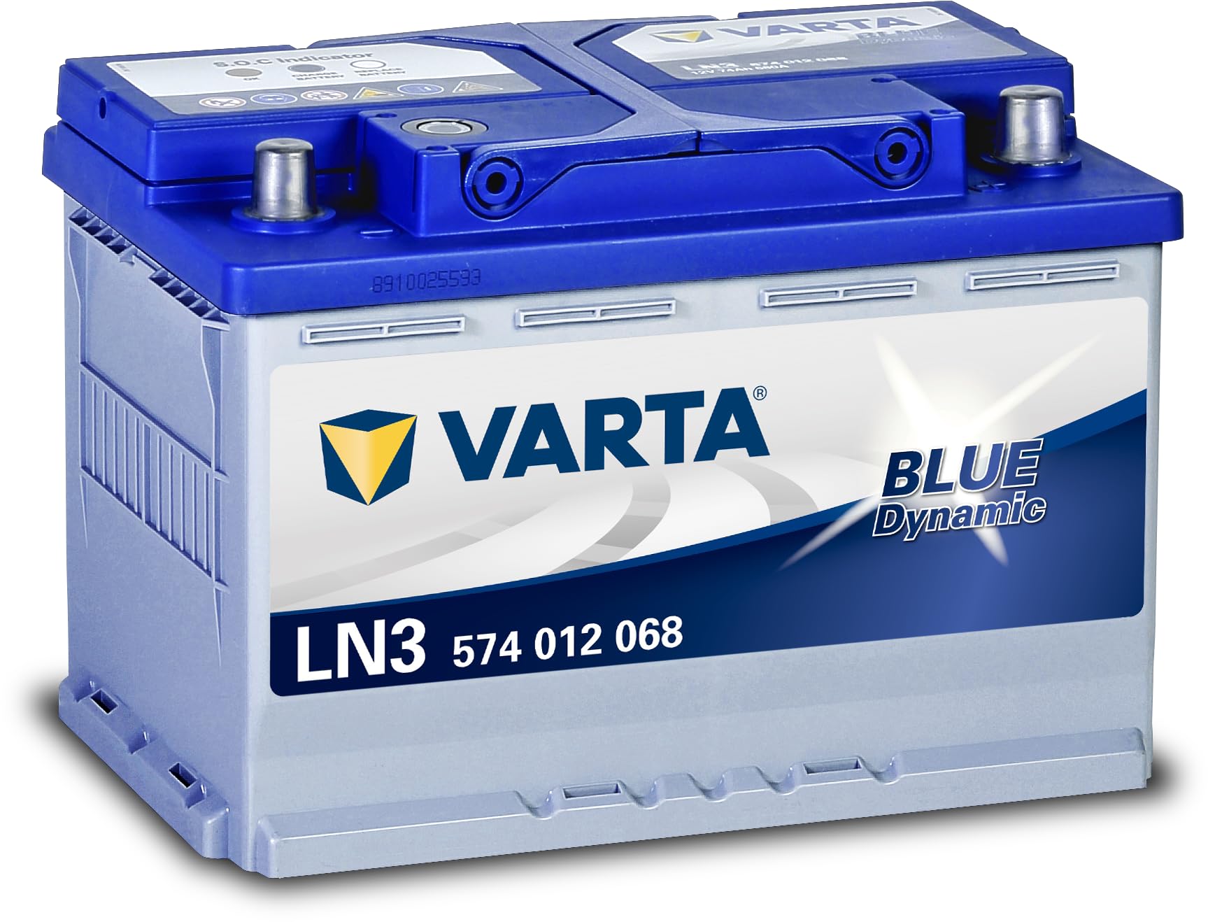 VARTA(バルタ) Blue Dynamic LN3 (574 012 068) 輸入車・国産車用バッテリー <長期保証> ドイツ車・トヨタ車適合商品画像