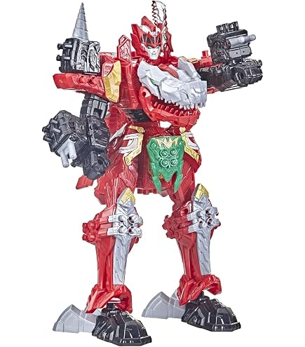Power Rangers Dino Fury Ryusoulger DX Kishiryu-Oh & DX Dime Volcano Dimetro - Occasion Bandai