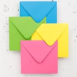 Clairefontaine 60157C Pack of 20 Gummed Envelopes 12.5x13.8 cm Pollen Pink view 3