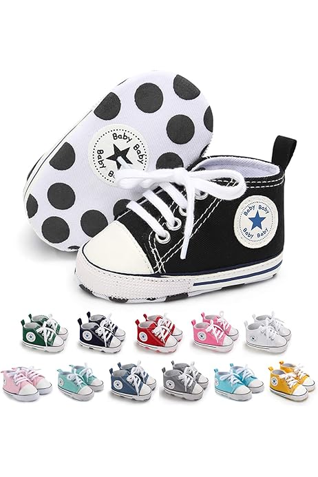white high top baby shoes
