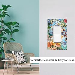 Pznen Floral ‎Rocker Light Switch Plates Spring