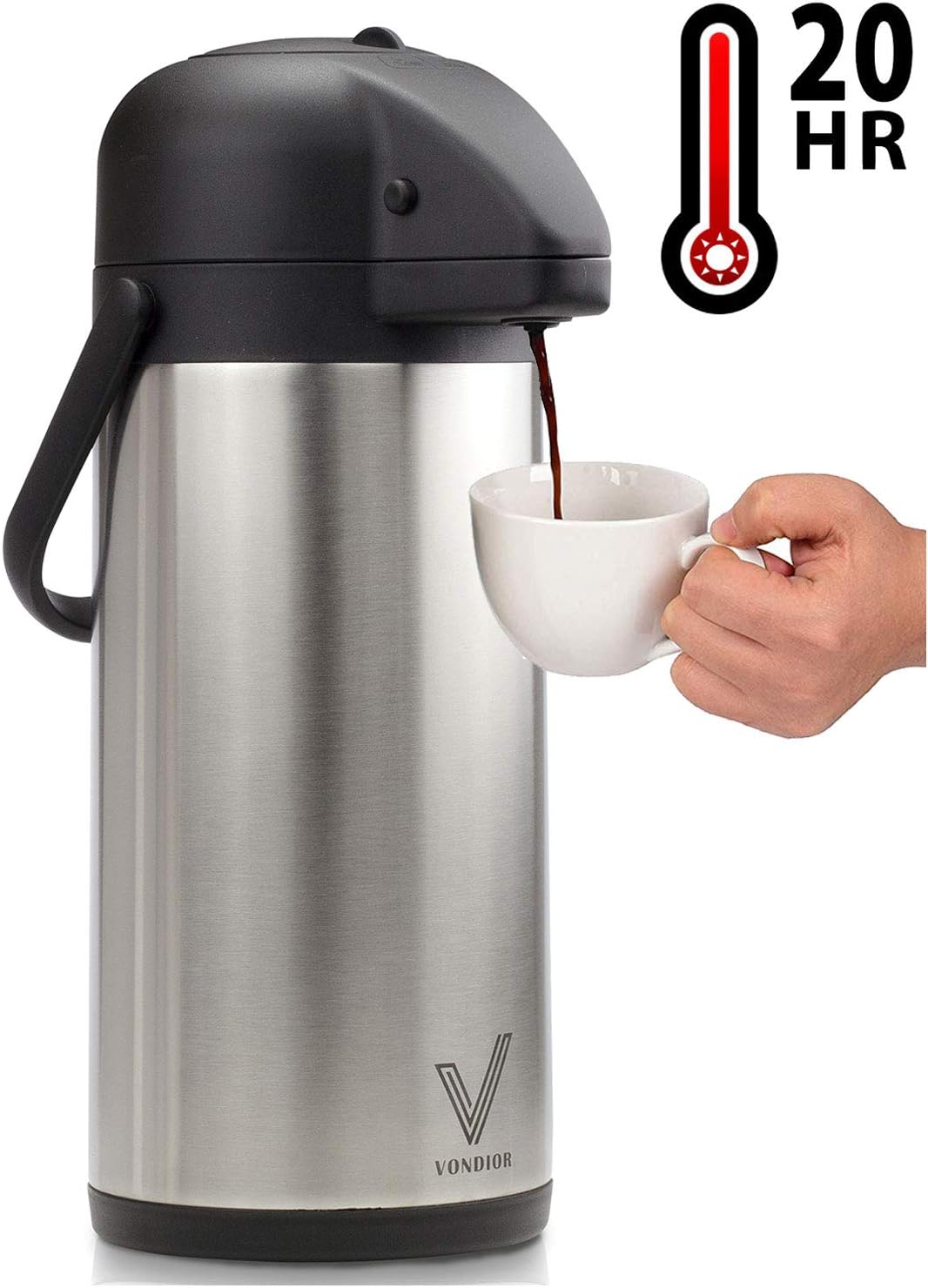 Thermal Coffee Airpot Beverage Dispenser (85oz.) By