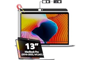 Halloive Magnetic MacBook pro 13 inch Privacy Screen Protector,Removable Privacy Screen Filter for MacBook Air 13 inchs(2016-2022,M1),-Anti-Spy/Anti Fingerprint/Anti Blue Light/Anti-Glare/Bubble Free