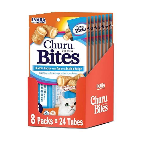 INABA CHURU BITES FOR CATS, SOFT BAKED CHICKEN...