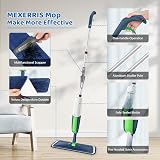 MEXERRIS Spray Mop Floor Cleaning Flat Mop 5 Microfiber Pads 2 Bottles view 5