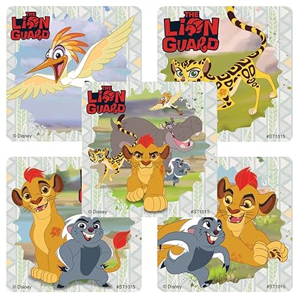 Lion Guard Stickers - Prizes and Giveaways - 100 Per Pack