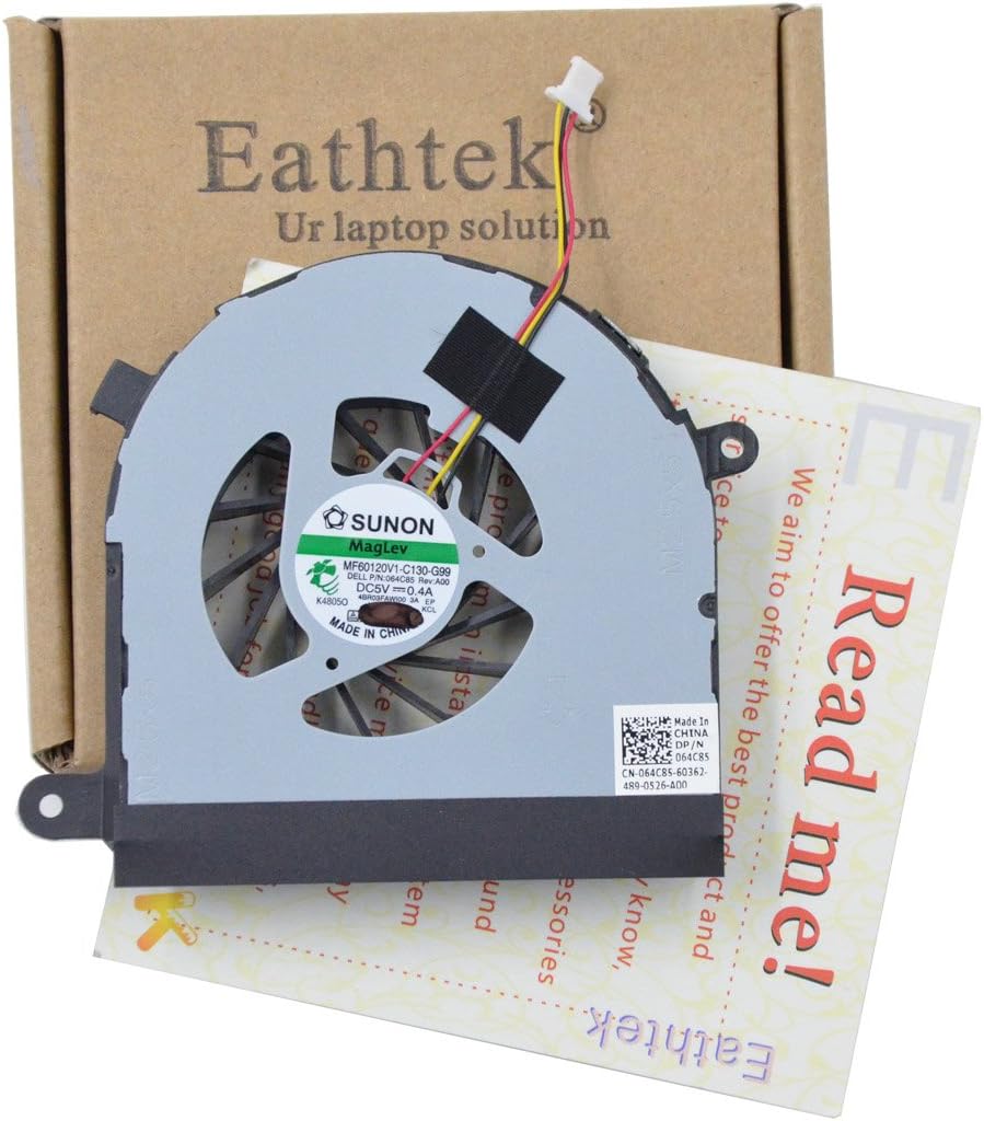 Amazon Com Eathtek Replacement Cpu Cooling Fan For Dell Inspiron 17r N7110 64c85 064c85 Series Computers Accessories