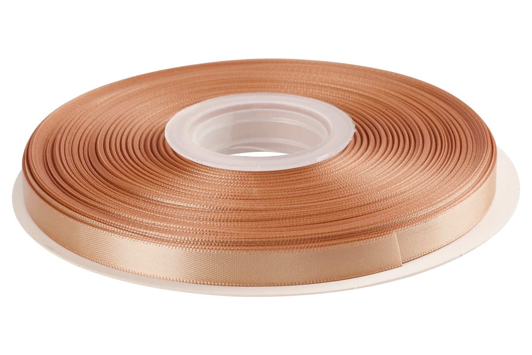 AVANAVA 9mm Wide Double Face Satin Ribbon - 45 Meters (835-Tan)