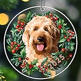 Goldendoodle Ornament, Golden Doodle Christmas Ornaments 2025, Dog Ornaments for Christmas Tree - Goldendoodle Gifts, Golden Doodle Gifts Women