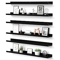 upsimples Floating Shelves for Wall, Wood Mounted