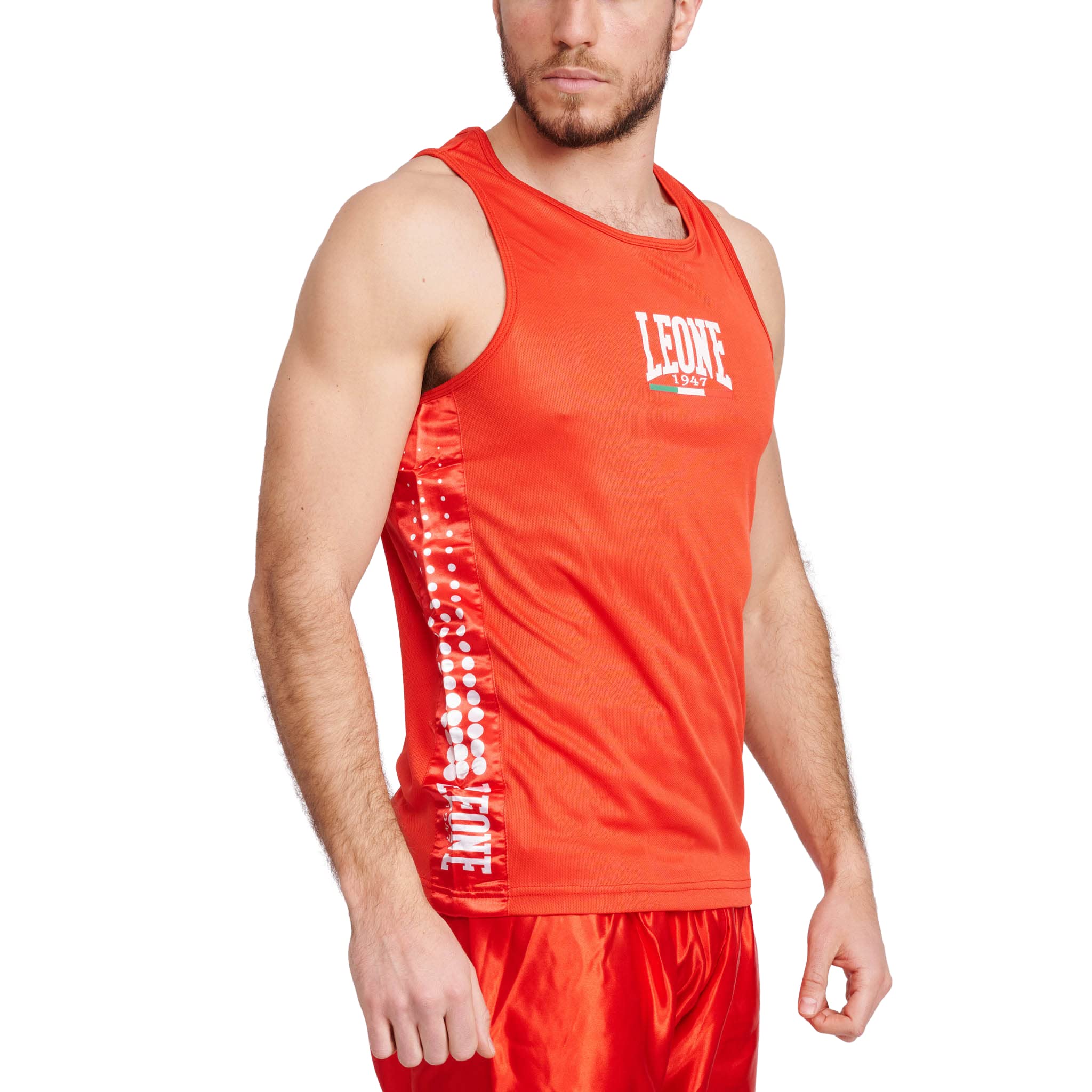 LEONE 1947, Boxing Vest, Red, XXL, AB726