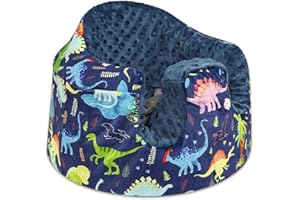 DAYEEBALL Seat Cover Compatible with Bumbo Seat, Soft and Breathable Baby Floor Seat Cover for Baby Boy & Girl (Cover Only), Dinosaur